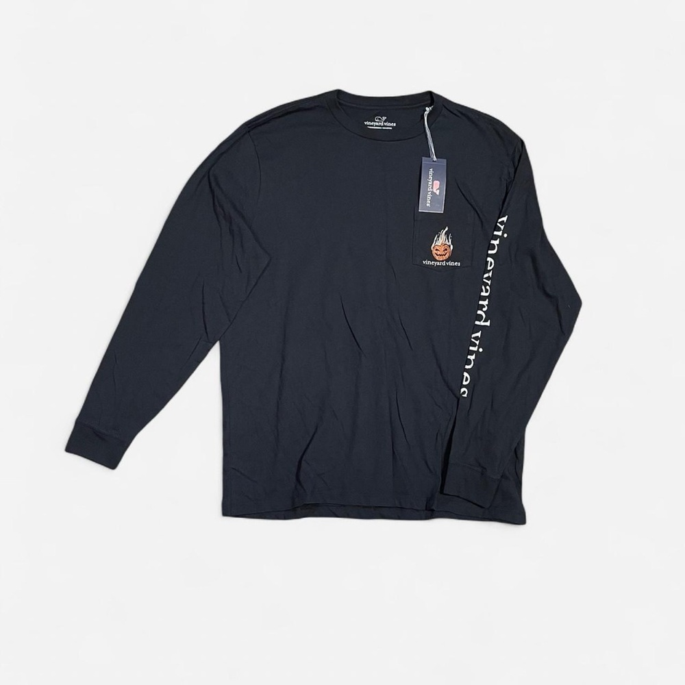 Vineyard Vines long sleeve shirt with pumpkin design